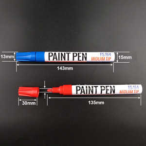 ปากกามาร์กเกอร์สีหมึกลบไม่ออกกันน้ำแบบถาวรสีสันสดใสสำหรับทำเครื่องหมาย - Product Image 6