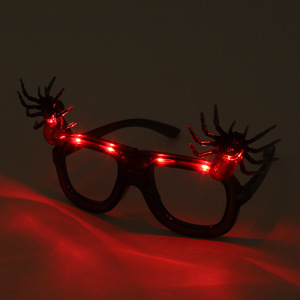 Gafas LED de Halloween con Calavera Sonriente y Araña, Novedad Brillante y Aterradora, NUEVAS, para Fiestas de Terror - Product Image 3
