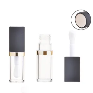 खाली चंकी बड़ी क्षमता सोने के शीर्ष lipgloss बोतल 8ml होंठ चमक कंटेनर बड़ा की छड़ी applicator के साथ निजी लेबल