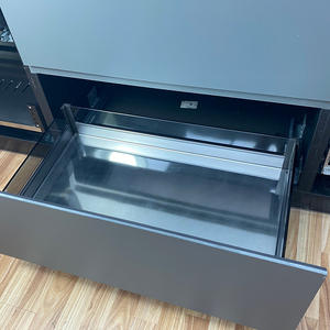 سلة سحب خزانة المطبخ المدمج في درج نوع مزدوج الطبقة أطباق سحب سلة مساحة الألومنيوم أداة سلة تخميد وعاء - Product Image 3