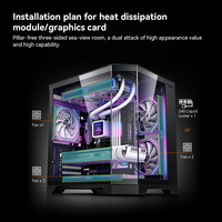 Zeromaster OEM ODM Micro ATX Computer Case Gaming Chassis Tempered Glass High Airflow Mid Tower Cabinet for Desktop PC MATX ITX