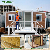 Maison conteneur modulaire extensible fabriquée en Chine pour les camps d'opérations sur le terrain, les casernes de chantier