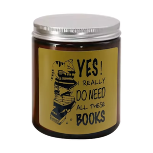 Tarro de vela de cristal Marrón mate esmerilado de lujo con tapa de Metal <span class=keywords><strong>velas</strong></span> perfumadas de aromaterapia de cera de soja para regalo de vacaciones - Product Image 4