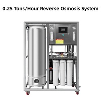 Système de traitement de l'eau par osmose inverse entièrement automatique 500 lph 132 gal/h avec réservoir de stockage d'eau pour l'usine d'eau potable
