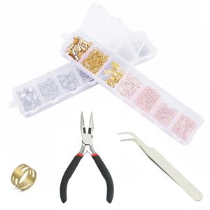 Kit de Accesorios para Pendientes y Pulseras Hechos a Mano con Cierre de Mosquetón de Plástico MFan en Caja Individual - Product Image 2