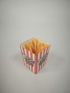 Scatole Personalizzate per <span class=keywords><strong>Popcorn</strong></span> Mini, Riciclabili, in Carta Artistica Pieghevole di Grado Alimentare con Lamina Dorata - Product Image 3