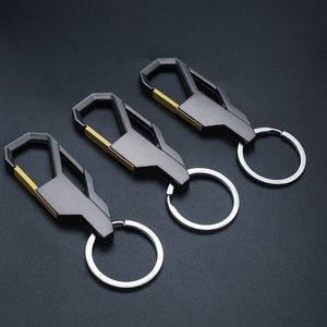 Porte-clés en acier inoxydable noir mat Xi Peptide, style créatif, pour homme, accessoire de ceinture - Product Image 1