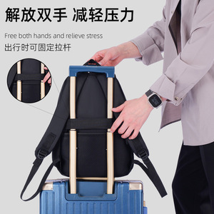 New Decompression <b>Backpack</b> Junior Senior high school Fashion Wear-resistant <b>Student</b> Schoolbag Large Capacity Sleeve - Product Image 2