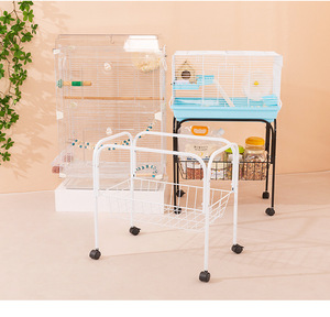 Support mobile universel avec roulettes pour <span class=keywords><strong>cage</strong></span> à hamster, support pour <span class=keywords><strong>cage</strong></span> à oiseaux, support de rangement robuste pour cages carrées - Product Image 6