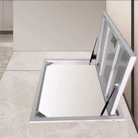 Couverture de sol automatique pour entrée de sous-sol, trappe électrique dissimulée pour accès aux canaux souterrains