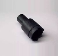 Connecteur automobile ITT 120-8551-001, connecteur annulaire à gaine cylindrique, noir, type trois voies