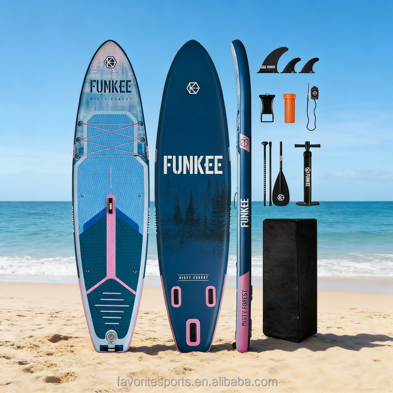2026 Favorite Top Quality Inflatable Paddle Board Outdoor Stable Rental Sup Paddle Board for Water Sports