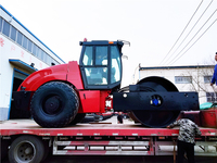 Rouleau compresseur hydraulique monocylindre LTS723H de 23 tonnes pour la construction, à fonctionnement stable