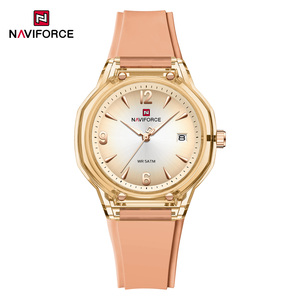 Montres pour femmes Naviforce 6110, mode, silicone coloré, étanche, date, horloge, montre à quartz décontractée pour femmes, marque haut de gamme, luxe - Product Image 6
