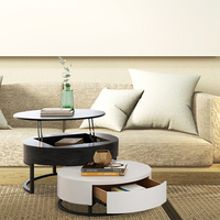 Table basse en marbre, Design en acier, ensemble de meubles de salon en métal nordique, table basse en marbre de luxe moderne