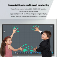 Pantalla LCD de 55/65/75/85/86/98/100 Pulgadas, Pizarra Digital Inteligente, Equipo Educativo, Pizarra Interactiva LED