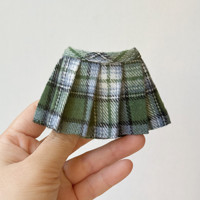 Jupe plissée uniforme de 10 cm pour poupée de mode, vente en gros, pour poupées BJD Zsiga Kitty 1/6, demi-jupe courte mignonne, unisexe, pour jeunes