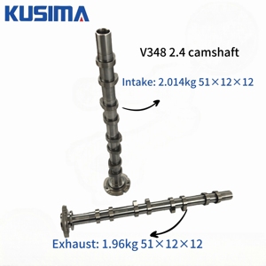 Bộ <span class=keywords><strong>2</strong></span> trục cam hút và xả trái phải mới cho xe Ford Transit Mk6 Van <span class=keywords><strong>2</strong></span>.4 <span class=keywords><strong>2</strong></span>.4L <span class=keywords><strong>2</strong></span>.4Tdi động cơ diesel V4, mã OE 6C106A273BB - Product Image 3