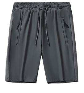 Pantalones informales deportivos de verano de cintura alta para hombre, pantalones cortos ligeros de secado rápido con sensación de seda helada, estampado Digital para uso en el gimnasio - Product Image 1