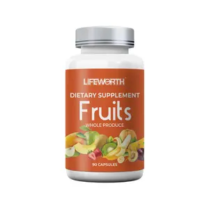 LIFEWORTH 100 % Vollwert-Lebensmittel-Supplement mit Superfood Früchten und Gemüse Multivitaminen