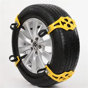 Factory Direct Tire Emergency Winter Driving Black Yellow Car Anti-skid Chains Winter Tyres Wheels Snow Chains