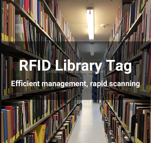 Personalizzato I CODE X Chip RFID Tag Book Sticker Mini Smart Tag in Stock per etichette speciali UHF Library Label RFID - Product Image 6