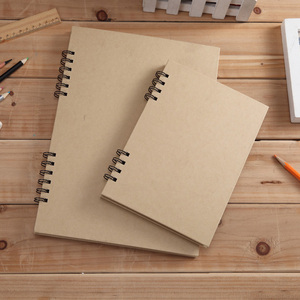 Bloc de dessin en papier kraft A5 120 g/m² à spirale pour carnets de voyage certifiés POTENTATE pour crayon, encre et acrylique - Product Image 6