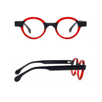 Lunettes de mode rétro de petite taille en gros, monture optique en acétate pour hommes, vente chaude, montures de lunettes en gros