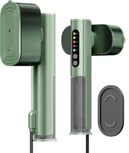 Fer à <span class=keywords><strong>vapeur</strong></span> portable 2 en 1, mini-défroisseur à main, <span class=keywords><strong>nettoyeur</strong></span> de <span class=keywords><strong>vêtements</strong></span> à double tension 100-240V pour la maison et les voyages - Product Image 1