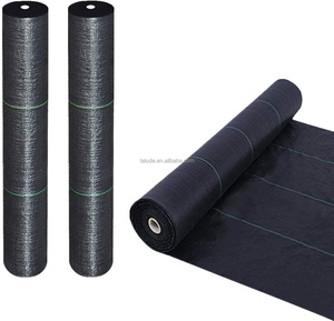 Rouleau de tapis de mauvaises herbes géotextile tissé <span class=keywords><strong>en</strong></span> PP anti-herbe bloqueur de tissu film de paillis couverture de sol <span class=keywords><strong>en</strong></span> PE - Product Image 1