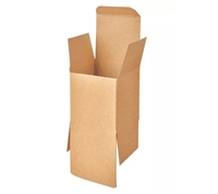 Emballage de boîte de carte bon marché de papier kraft blanc d'expédition facile à plier personnalisé en gros pour les petites entreprises