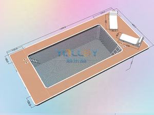 Piscina de mar inflable <span class=keywords><strong>flotante</strong></span> con plataforma de aire y sofá - Product Image 6
