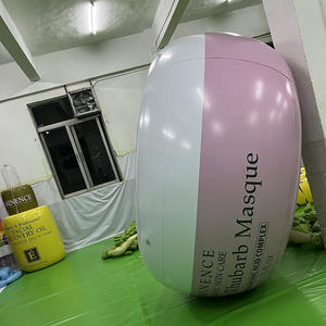 Kemasan Kosmetik Tahan Air Tiup Bentuk Balon Jar Canister PVC Promosi Komersial Kustom SZ ZHN - Product Image 5