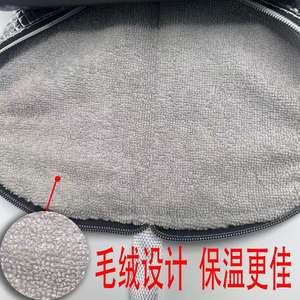 Funda portátil aislante para biberón, bolsa de almacenamiento de papel de aluminio con cierre de cremallera para uso en cochecito - Product Image 3