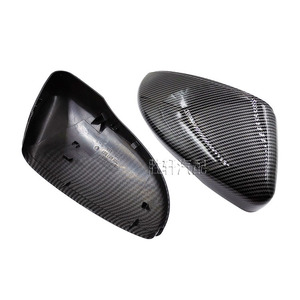 Couvercle de rétroviseur en Fiber de carbone, pour Volkswagen Sagitar Magotan B7 Passat CC Beetle Scirocco, ensemble complet en matériau ABS - Product Image 3