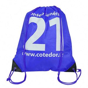 Mochilas con Cordón Impermeables Baratas en Oferta, Bolsa Trumps de Poliéster 210d, Bolsas Deportivas con Cordón, Bolsa con Cordón y Logotipo Personalizado - Product Image 4