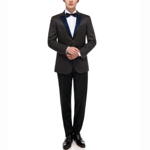 Traje formal italiano <span class=keywords><strong>para</strong></span> hombre, traje formal de noche <span class=keywords><strong>para</strong></span> boda, trajes formales de estilo africano, traje de hombre personalizado, corte ajustado, traje de novio - Product Image 3