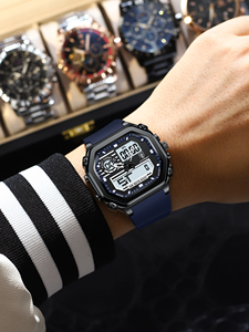 <span class=keywords><strong>Poedagar</strong></span> 993 hommes mode Silicone Reloj Hombre Lujo numérique analogique montres pour hommes <span class=keywords><strong>montre</strong></span>-bracelet étanche Quartz <span class=keywords><strong>montre</strong></span> carrée - Product Image 5