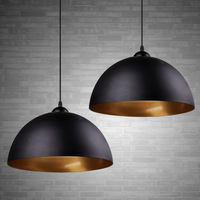 Luminaire suspendu moderne à double anneau en fer pour salle de bain