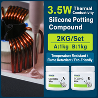 Composé d'encapsulation en silicone bicomposant pour l'électronique des batteries, les circuits imprimés BMS et les modules d'alimentation |   SIRNICE CC1004G