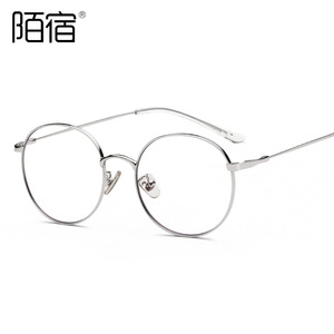 Chao 77507 <span class=keywords><strong>Mo</strong></span> Su Anti-Blue Light <span class=keywords><strong>Gafas</strong></span> Bola abierta Miopía Hombres Mujeres Marcos Visión plana Metal Animal para hombres Mujeres Visión - Product Image 1