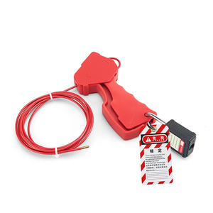 Lucchetti di Bloccaggio <span class=keywords><strong>a</strong></span> Cavo Regolabili in Acciaio Inossidabile con Corpo in Nylon per Lucchetti di Bloccaggio con Chiave, Direttamente dalla Fabbrica - Product Image 2