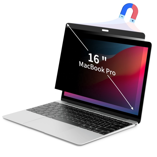 High-Light Transmittance 16-Inch Magnetic Privacy Screen Protector for Macbook Pro PET Material Filter Film