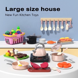 81 pezzi <span class=keywords><strong>accessori</strong></span> da <span class=keywords><strong>cucina</strong></span> per <span class=keywords><strong>bambini</strong></span> in plastica Set da gioco cibo per <span class=keywords><strong>bambini</strong></span> che cucinano per finta giocattolo regalo di natale per <span class=keywords><strong>bambini</strong></span> - Product Image 5