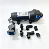 Pompa Air Bertekanan Otomatis Mambaflo FL-33 110V AC Self Priming 35PSI 3.3GPM untuk RV, Caravan, dan Kapal