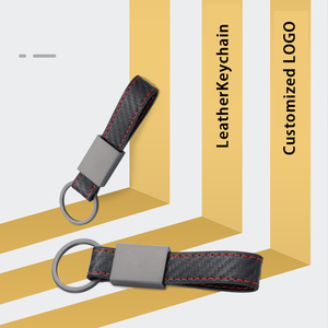 <span class=keywords><strong>Porte</strong></span>-clés en cuir PU <span class=keywords><strong>personnalisé</strong></span> à la mode, cadeau promotionnel pour voiture - Product Image 2