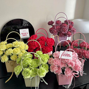 Sacchetti di Carta Multicolore Portatili e Riciclabili con Manico per Confezioni Regalo di Fiori, <span class=keywords><strong>Bomboniere</strong></span> per Feste di Compleanno - Product Image 5