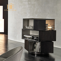 Ensemble de table basse en marbre moderne et luxueux italien pour le salon, meubles de haute qualité, taille et couleur personnalisables, LUXART HOME