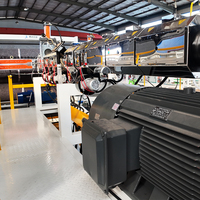Ligne d'extrusion de plaques PE PP ABS haute vitesse, machine de fabrication de plaques plastiques à vis simple avec contrôle PLC