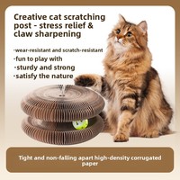 Vente en gros d'usine : Accessoires pour chats – Jouet interactif pliable pour chat, griffoir ondulé magique avec clochette pour aiguiser les griffes